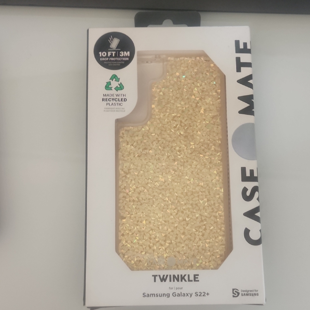 Case-Mate Twinkle Case for Samsung Galaxy S22+ - Gold